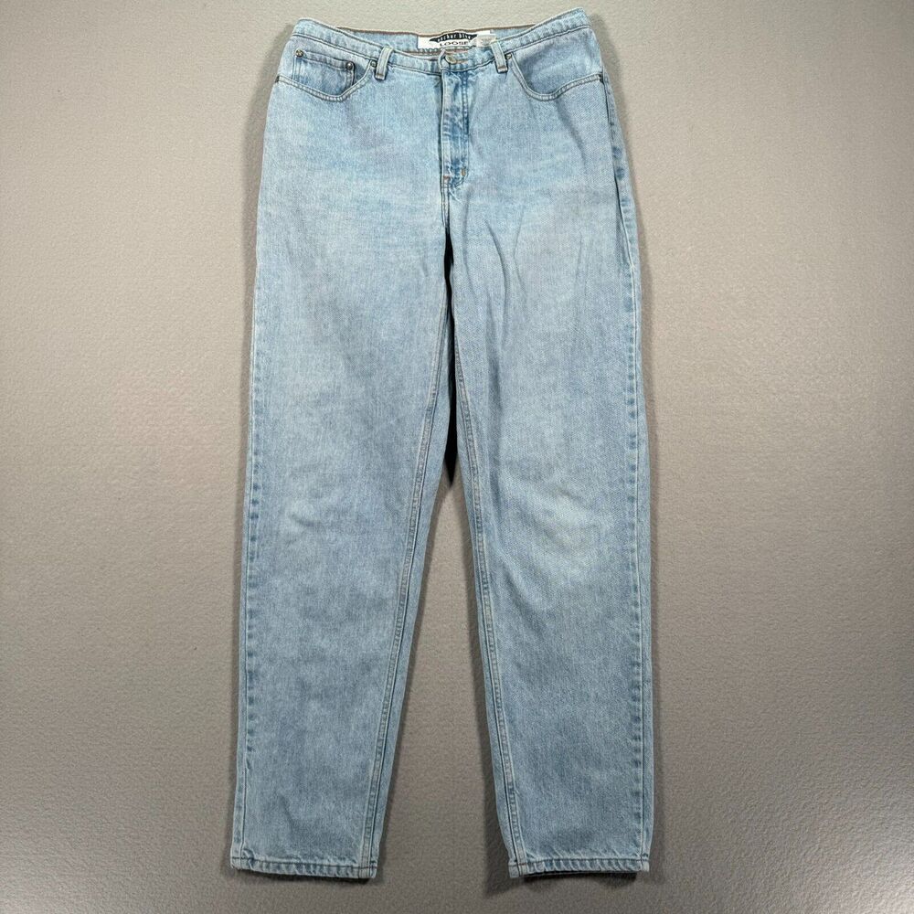 Vintage Anchor‎ Blue Denim Jeans Womens 15/16 Blue Light Wash Loose Straight Leg